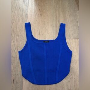 DEBUT ROYAL BLUE TOP!